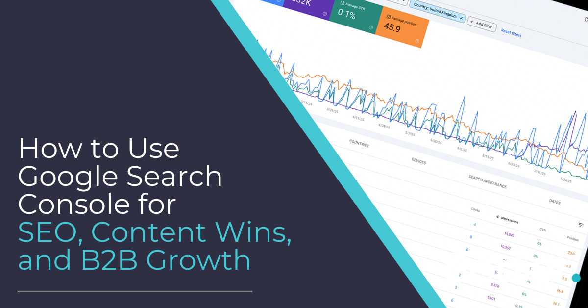 How to Use Google Search Console for SEO, Content Wins, and B2B Growth